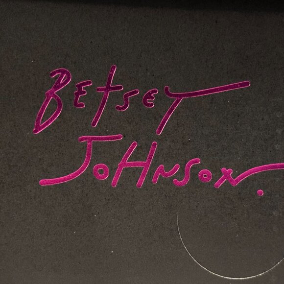 Betsey Johnson Nobble-P Floral Bow Heels Black Multi Size 8.5 – Never Worn - Picture 16 of 16